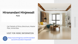 Hiranandani Hinjewadi Pune 2 & 3 BHK Apartments for Luxurious Living