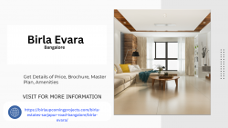 Birla Evara Apartments for Sale in Sarjapur Road A Vision of Elegant Urban Living