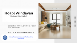 Hoabl Vrindavan – Where Every Plot Tells a Devotional Tale