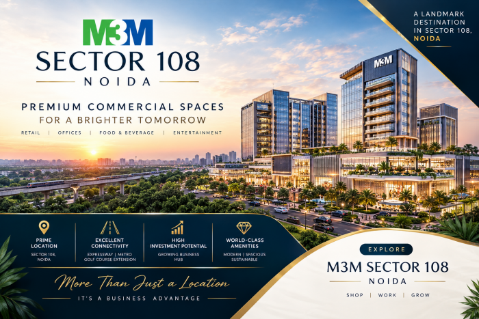 M3M Sector 108 Noida – Commercial Property & Investment Opportunities