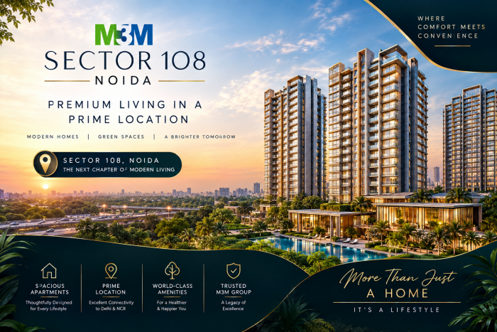 M3M Sector 108 Noida: Residential & Commercial Project